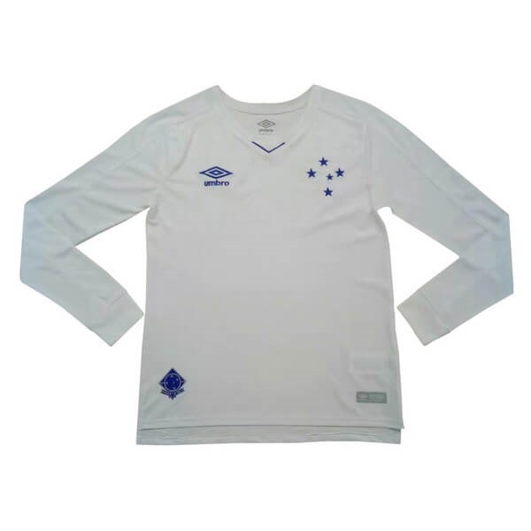 Camiseta Cruzeiro 2ª ML 2019-2020 Blanco